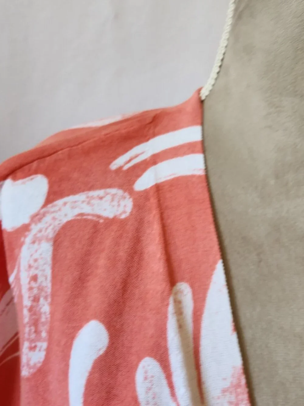 Chico's Women's Size 2/12-14 (L) Orange Summer Romance Open Front Cardigan